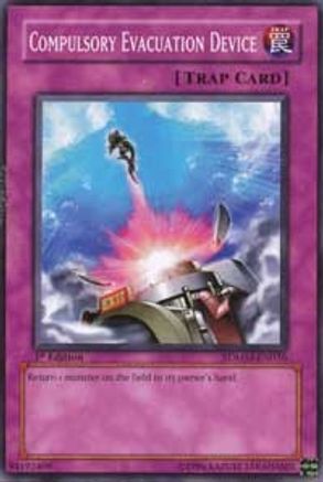 Image of Compulsory Evacuation Device (SDMM-EN036) - Structure Deck: Machina Mayhem 1st Edition
