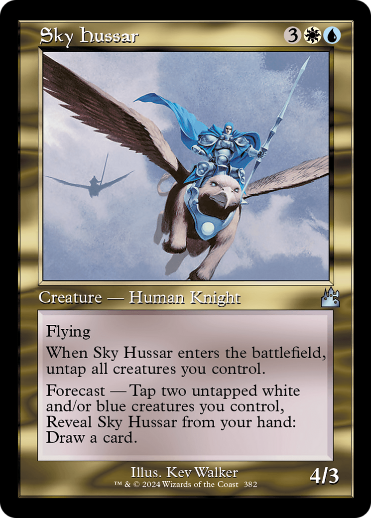 Image of Sky Hussar (Retro Frame) (RVR-382) - Ravnica Remastered