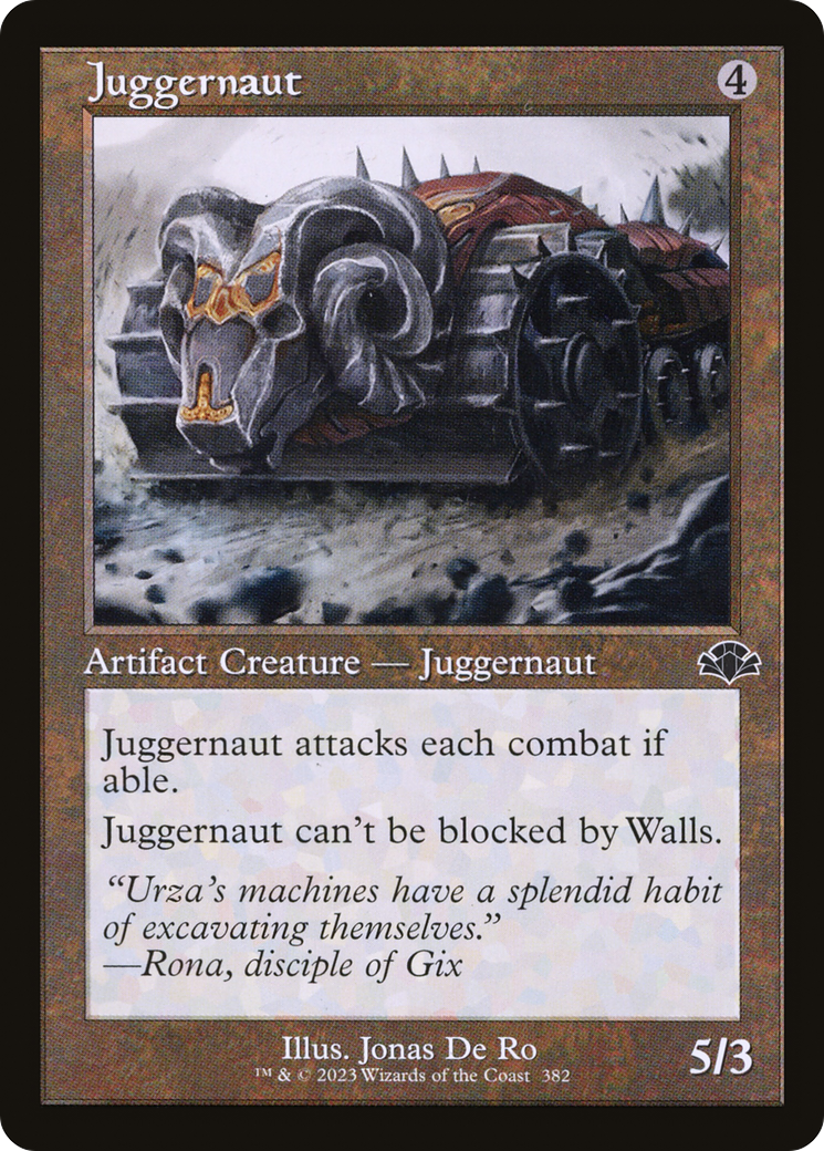 Image of Juggernaut (Retro Frame) (DMR-382) - Dominaria Remastered Foil