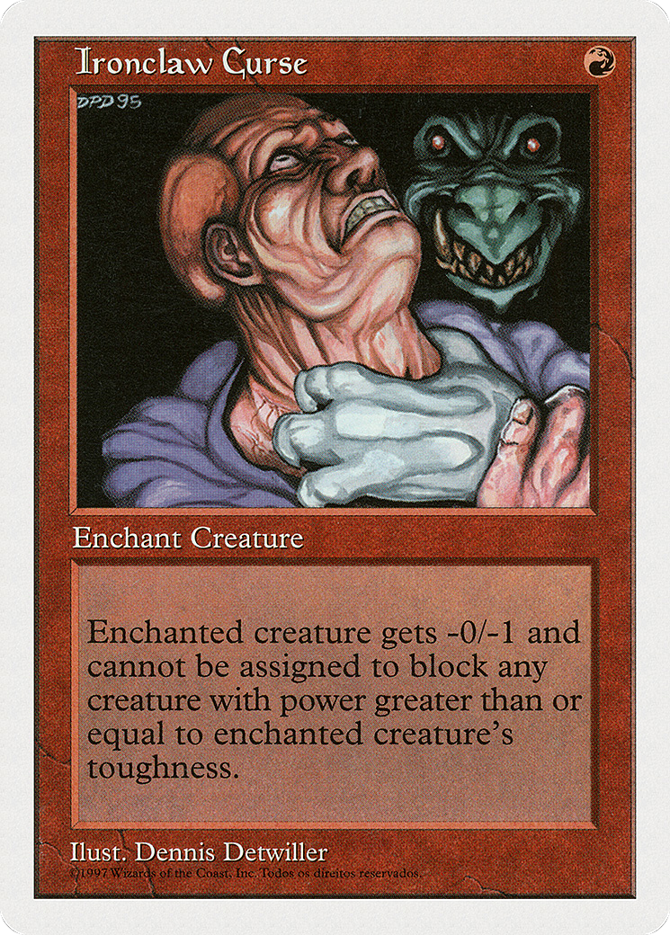 Image of Ironclaw Curse (5ED-244†) - Fifth Edition
