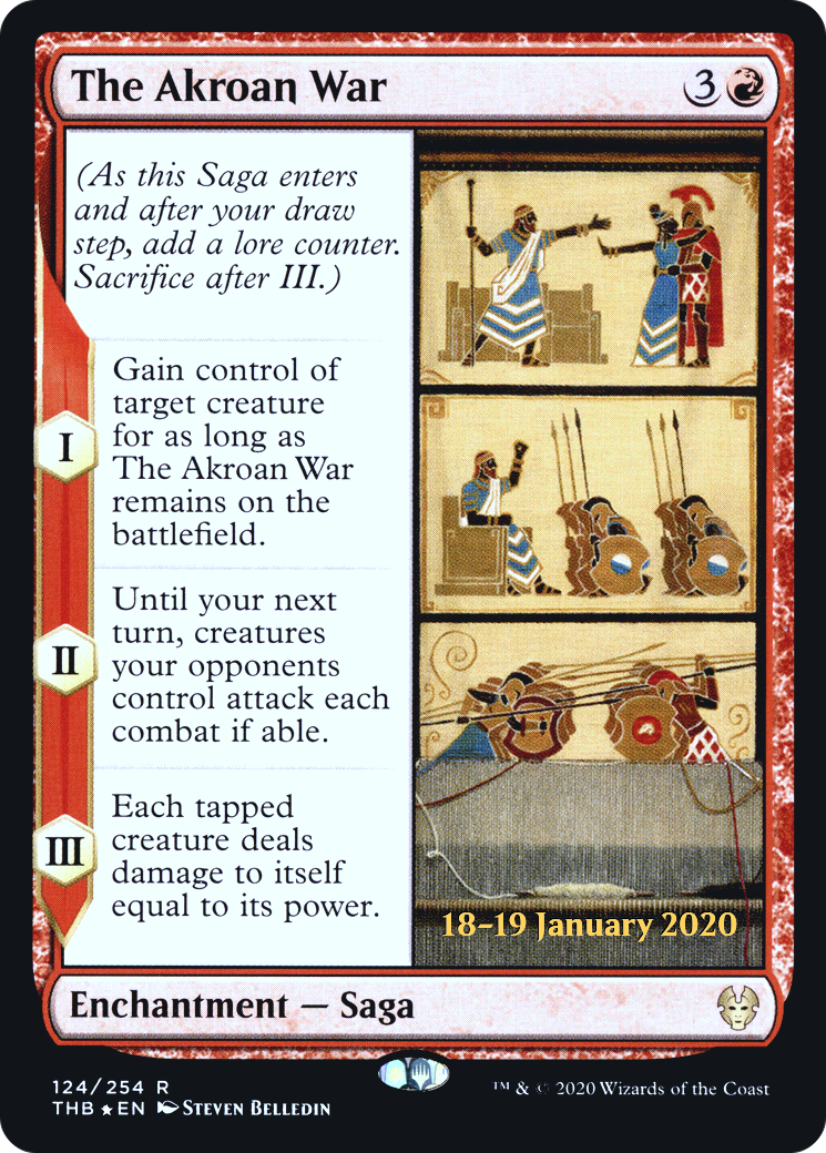 Image of The Akroan War (PRE-124) - Theros Beyond Death Promos Foil