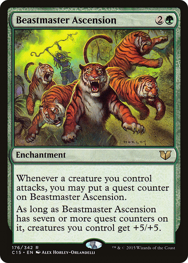 Image of Beastmaster Ascension (C15-176) - Commander 2015