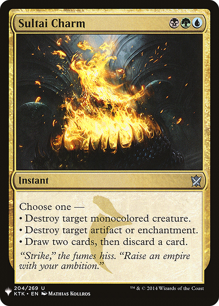 Image of Sultai Charm (LIST-204) - The List