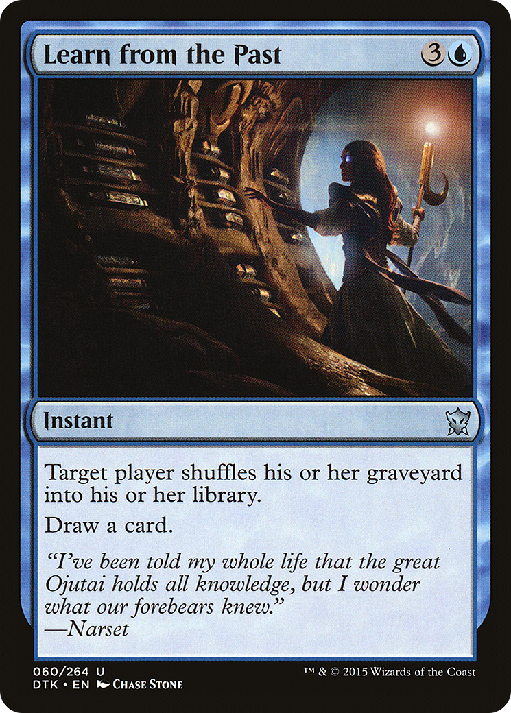 Image of Learn from the Past (DTK-060) - Dragons of Tarkir