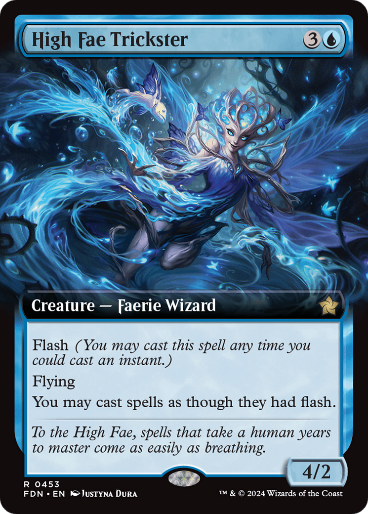 Image of High Fae Trickster (Extended Art) (FDN-453) - Foundations: (Extended Art) Foil