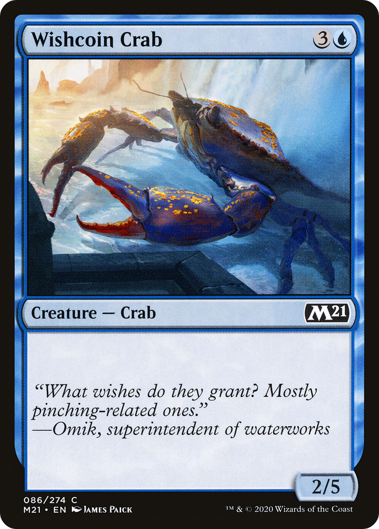 Image of Wishcoin Crab (M21-086) - Core Set 2021 Foil