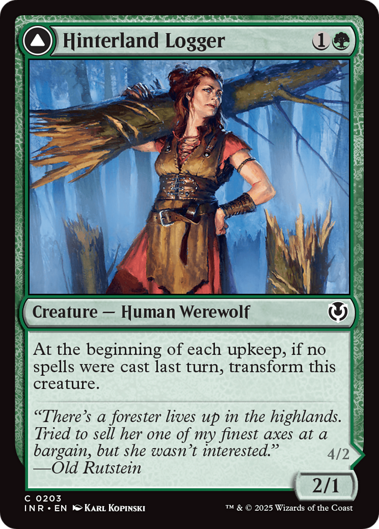 Image of Hinterland Logger (INR-203) - Innistrad Remastered