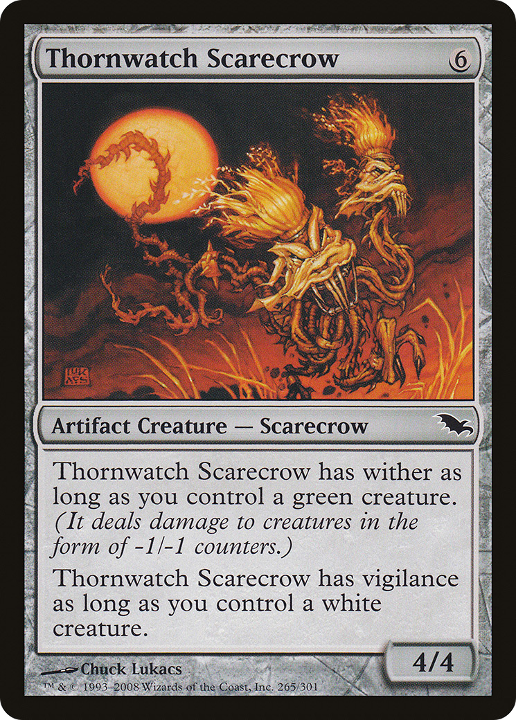 Image of Thornwatch Scarecrow (SHM-265) - Shadowmoor