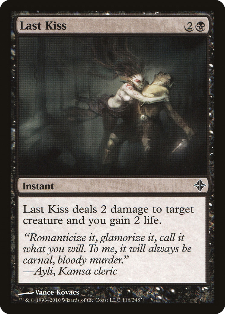 Image of Last Kiss (ROE-116) - Rise of the Eldrazi Foil