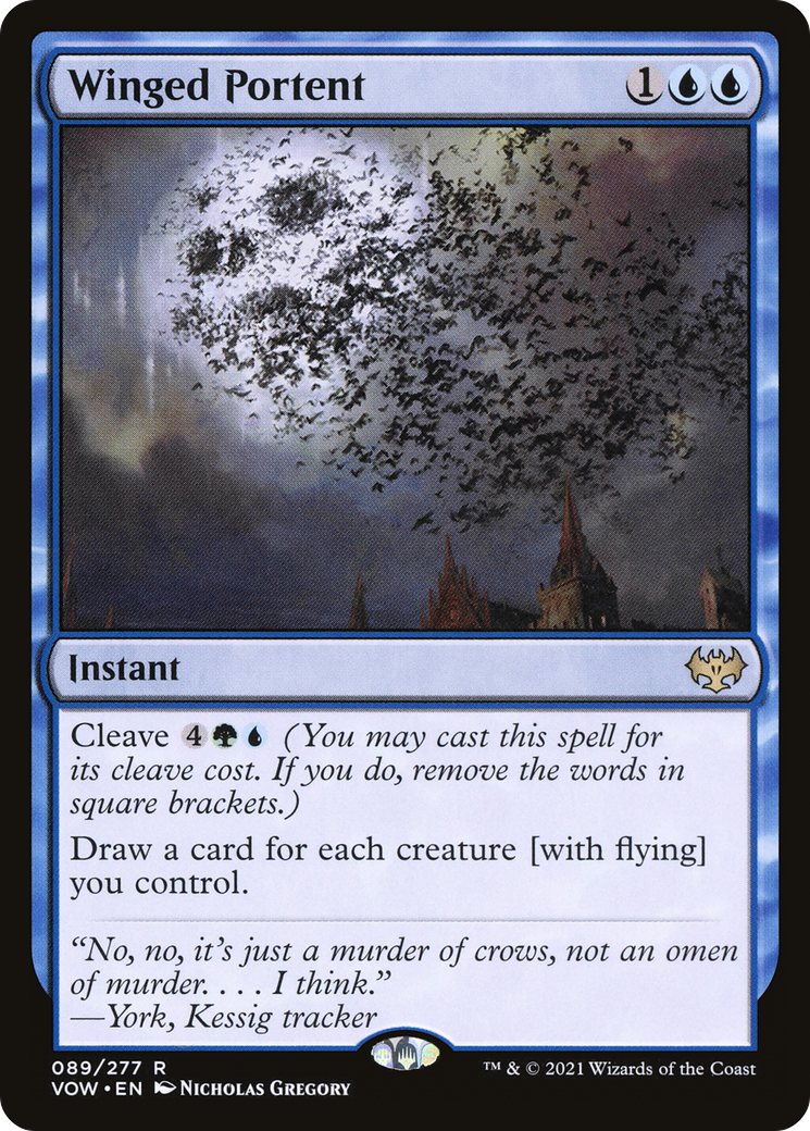 Image of Winged Portent (VOW-089) - Innistrad: Crimson Vow