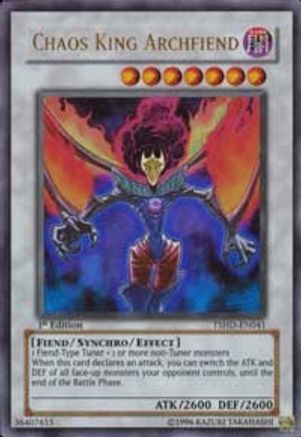 Image of Chaos King Archfiend (TSHD-EN041) - The Shining Darkness 1st Edition