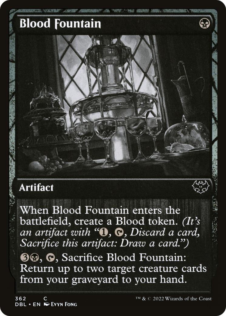 Image of Blood Fountain (DBL-362) - Innistrad: Double Feature Foil