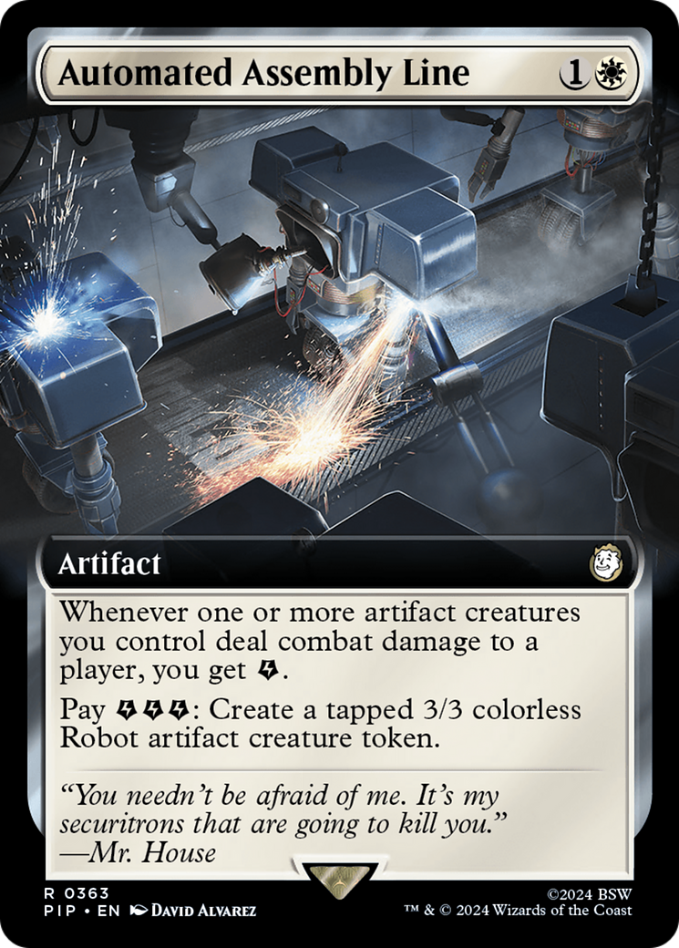 Image of Automated Assembly Line (Extended Art) (PIP-363) - Fallout: (Extended Art)