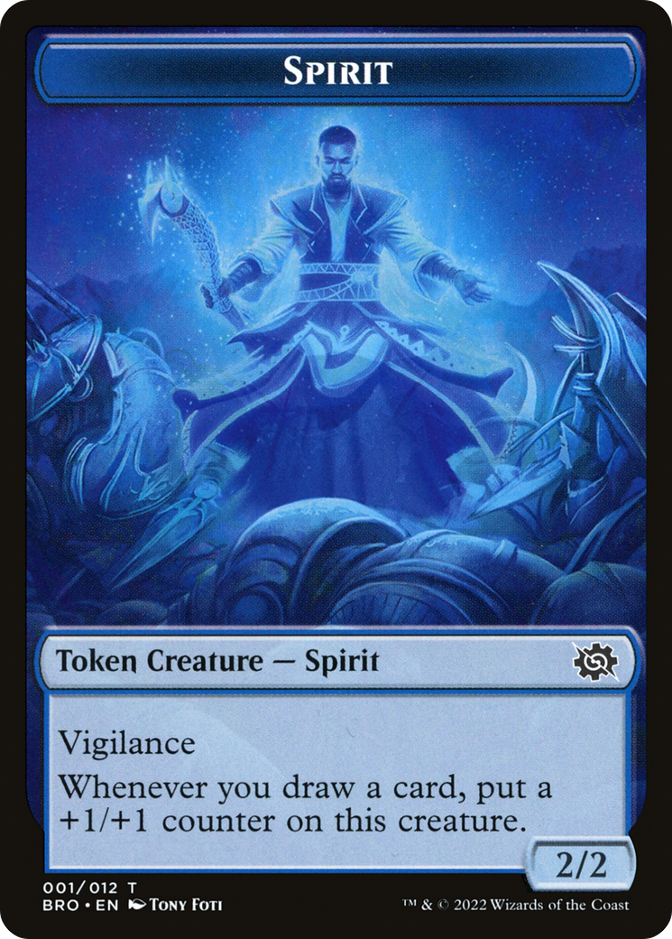 Image of Spirit (TBRO-001) - The Brothers' War Tokens