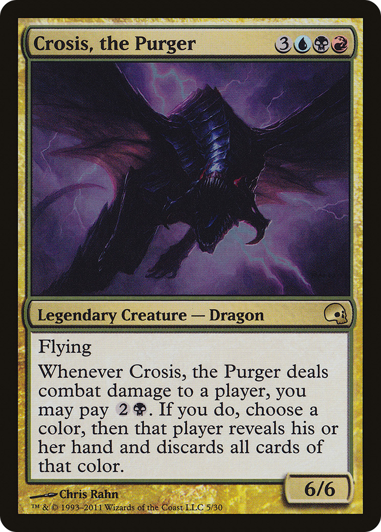 Image of Crosis, the Purger (GRV-005) - Premium Deck Series: Graveborn Foil