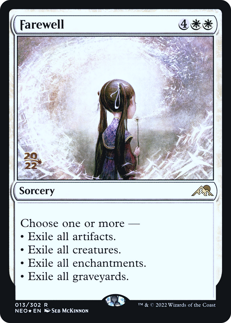 Image of Farewell (PRE-013) - Kamigawa: Neon Dynasty Promos Foil