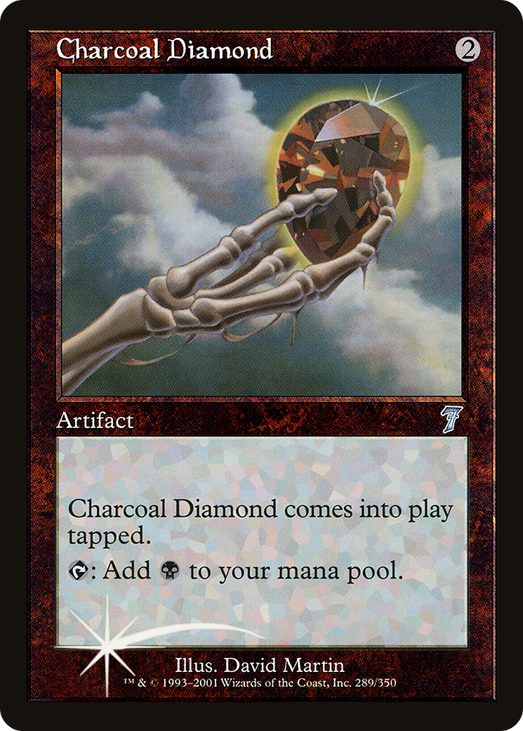 Image of Charcoal Diamond (7ED-289) - 7th Edition Foil