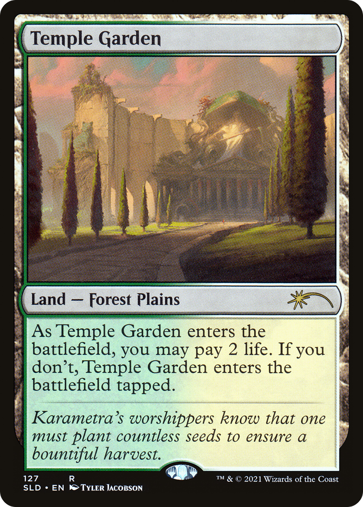 Image of Temple Garden (SLD-127) - Secret Lair Drop