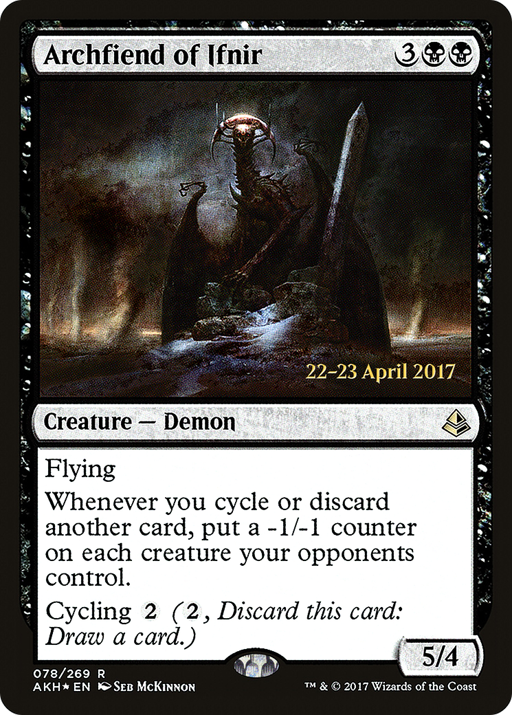Image of Archfiend of Ifnir (PRE-078) - Amonkhet Promos Foil