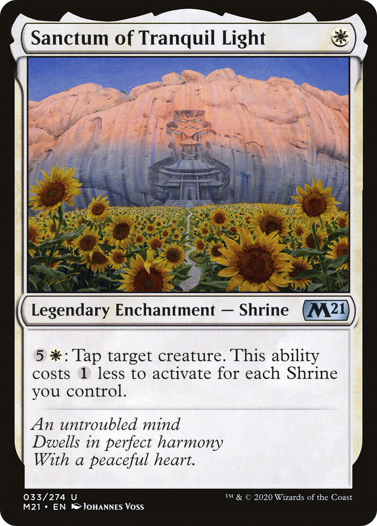 Image of Sanctum of Tranquil Light (M21-033) - Core Set 2021 Foil