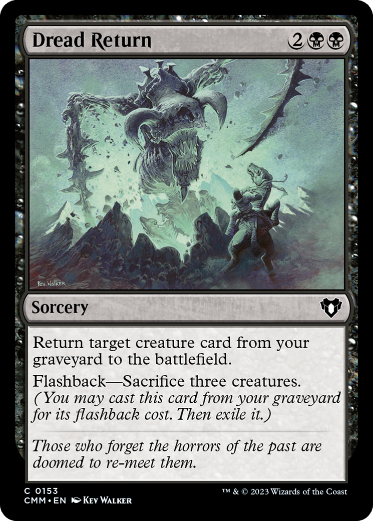 Image of Dread Return (CMM-153) - Commander Masters