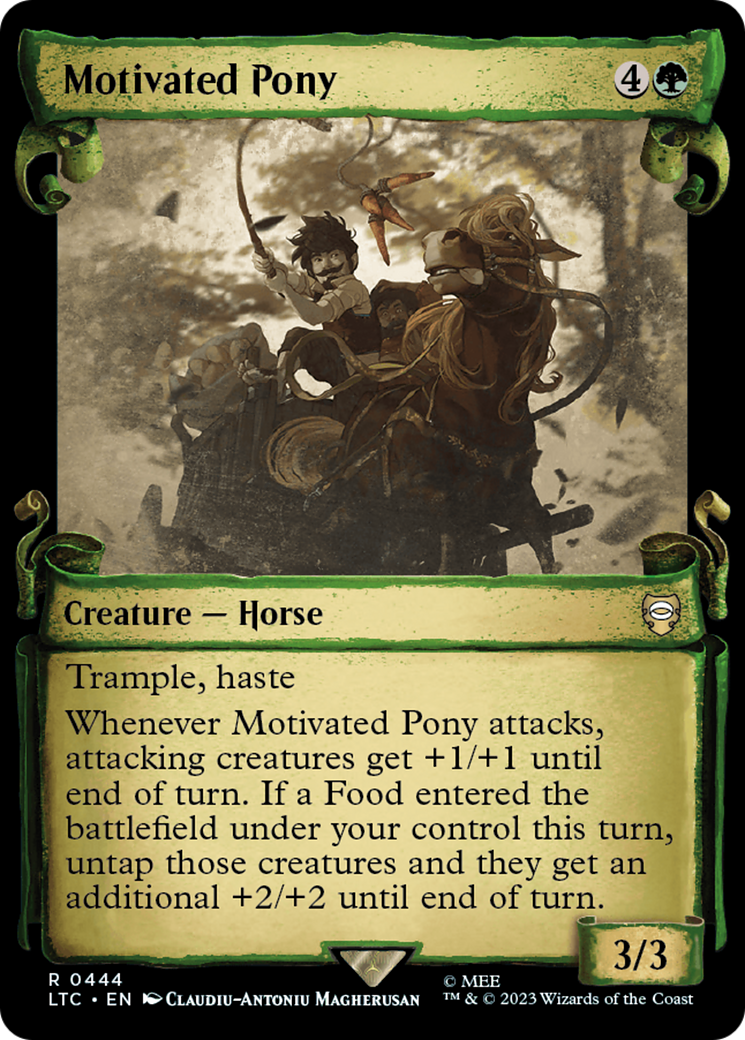 Image of Motivated Pony (Showcase Scrolls) (LTC-444) - Tales of Middle-earth Commander: (Showcase)