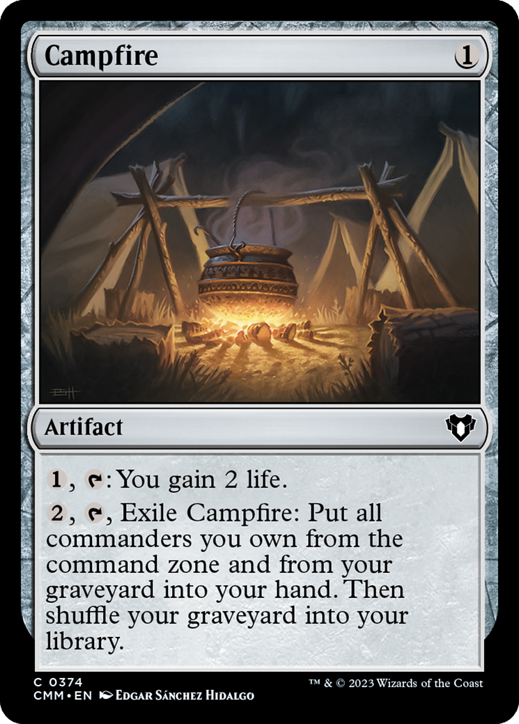 Image of Campfire (CMM-374) - Commander Masters Foil