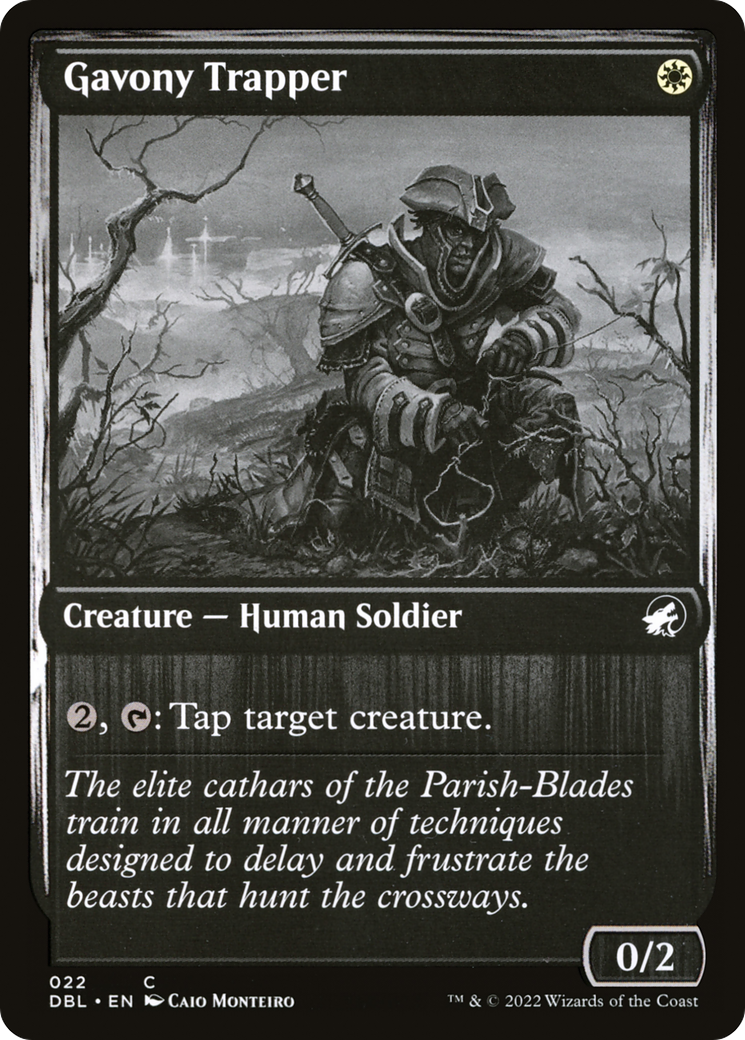 Image of Gavony Trapper (DBL-022) - Innistrad: Double Feature Foil
