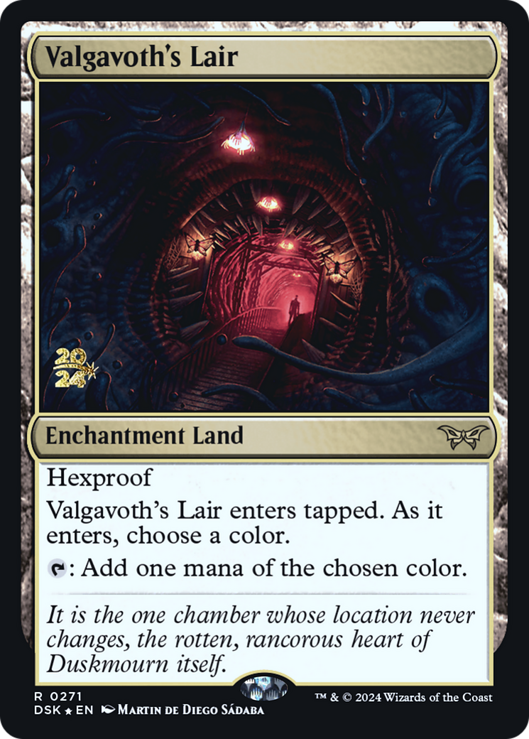 Image of Valgavoth's Lair (PRE-271) - Duskmourn: House of Horror Promos Foil