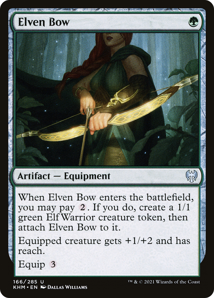 Image of Elven Bow (KHM-166) - Kaldheim