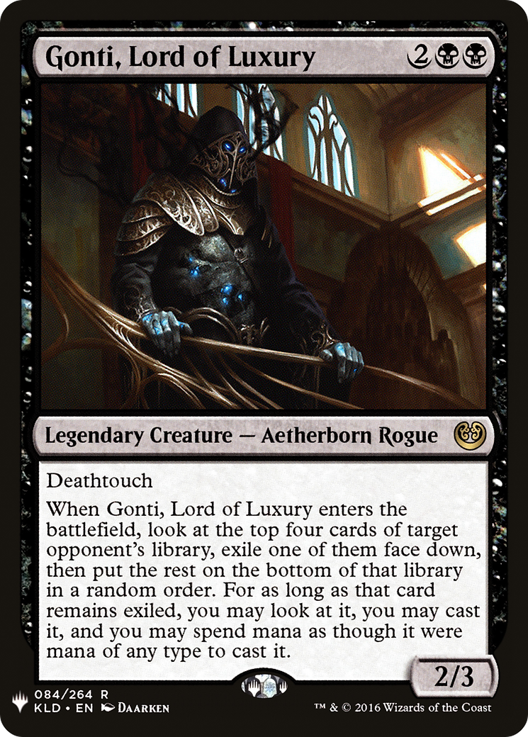 Image of Gonti, Lord of Luxury (LIST-084) - The List