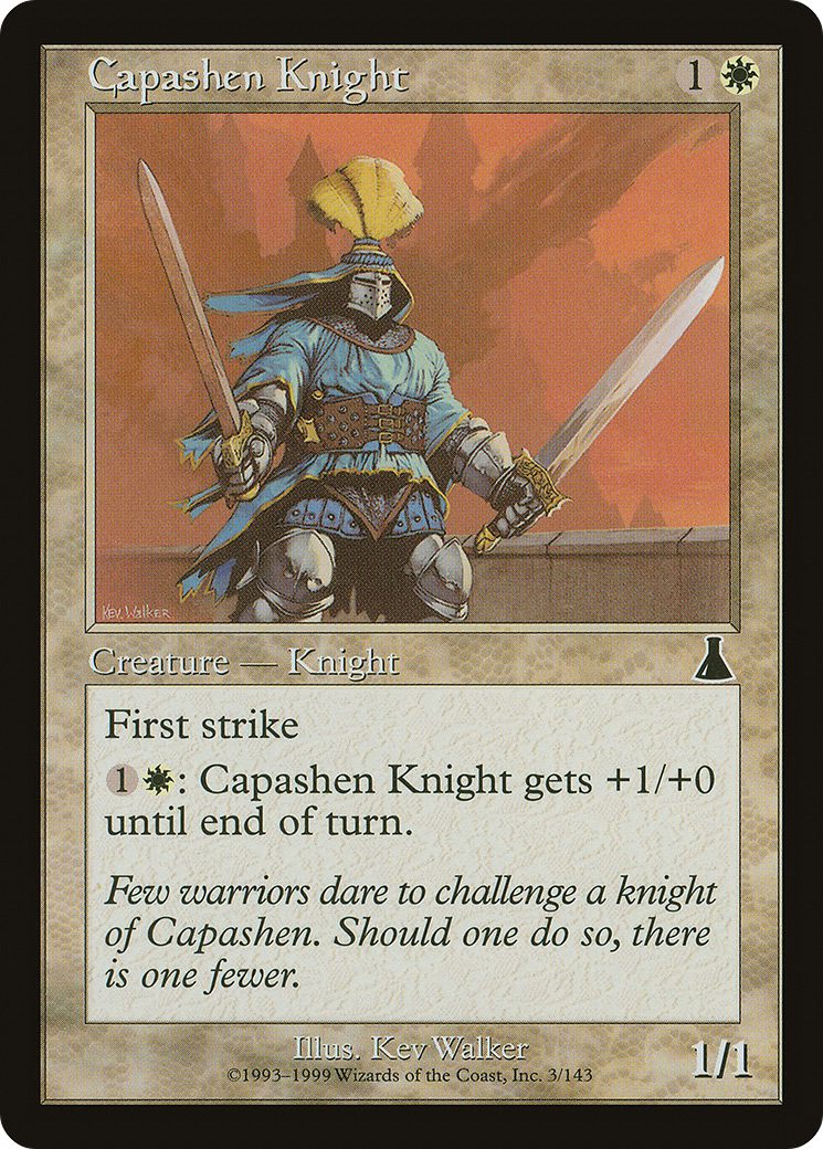 Image of Capashen Knight (UDS-003) - Urza's Destiny Foil