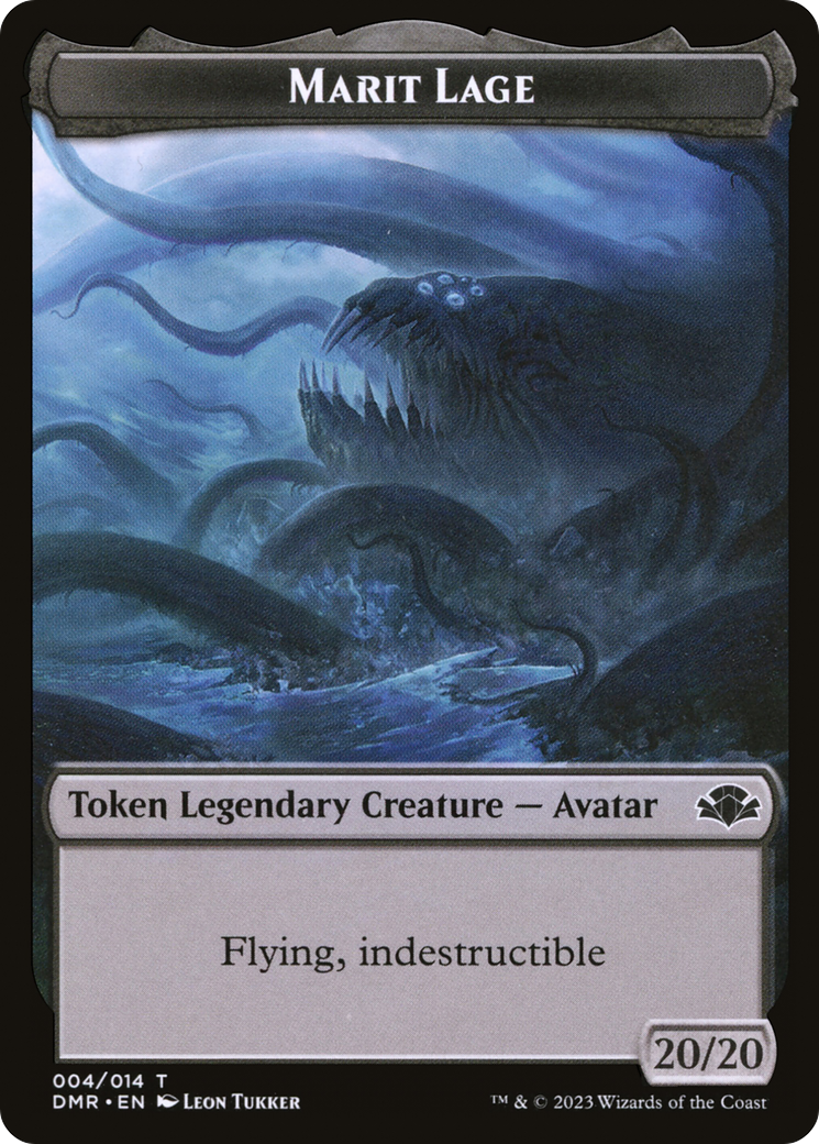 Image of Marit Lage (TDMR-004) - Dominaria Remastered Tokens Foil