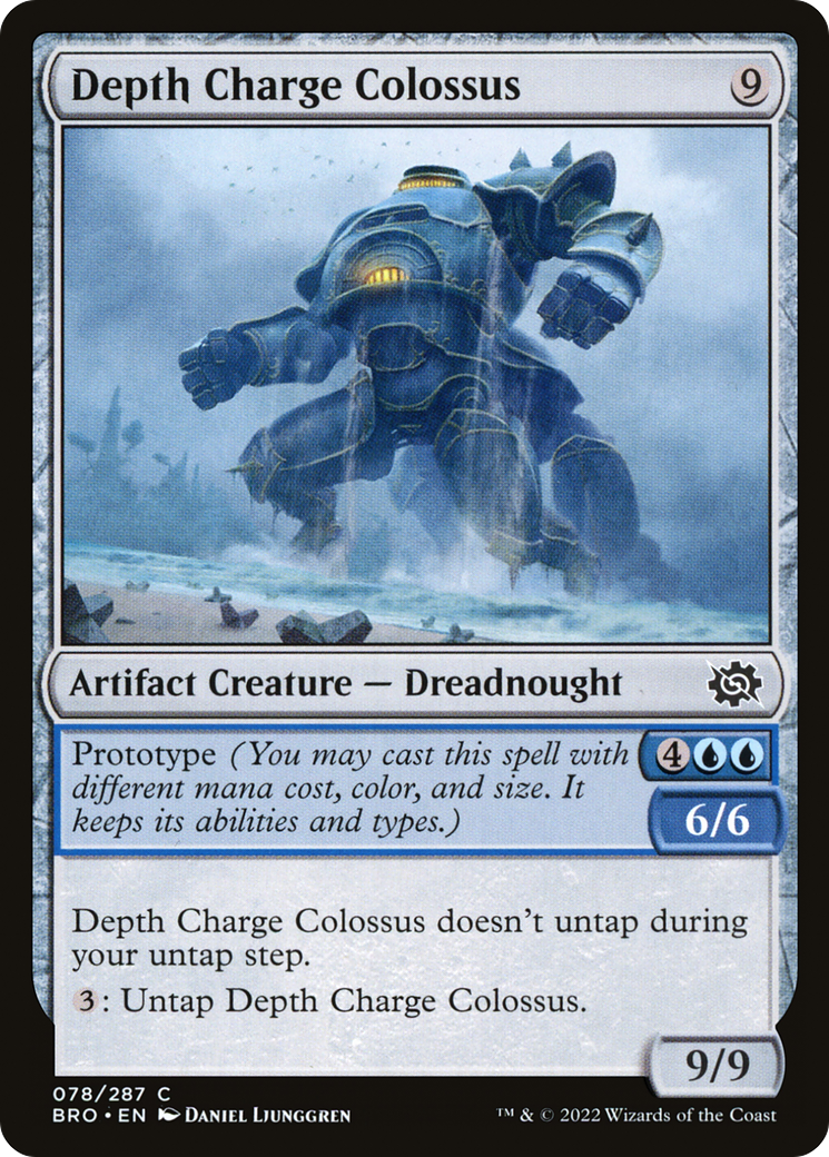 Image of Depth Charge Colossus (BRO-078) - The Brothers' War Foil