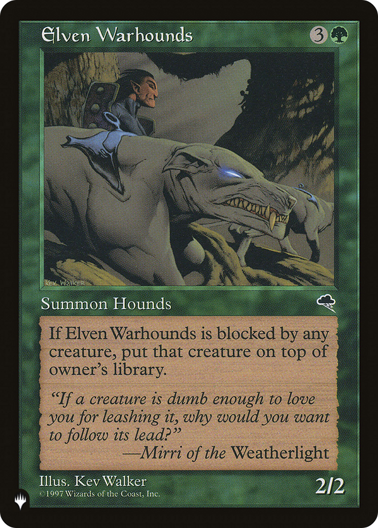 Image of Elven Warhounds (LIST-TMP-225) - The List