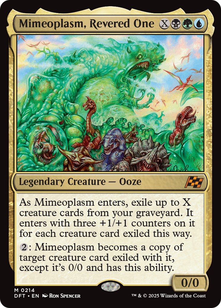 Image of Mimeoplasm, Revered One (DFT-214) - Aetherdrift Foil