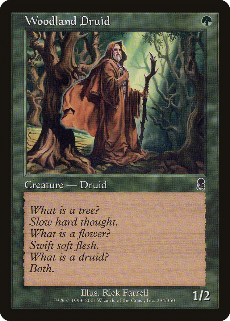 Image of Woodland Druid (ODY-284) - Odyssey Foil