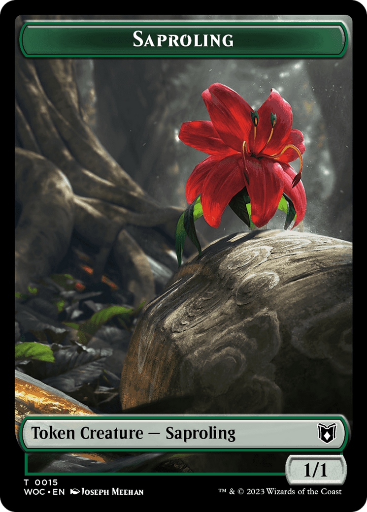 Image of Saproling (TWOC-015) - Wilds of Eldraine Commander Tokens Foil
