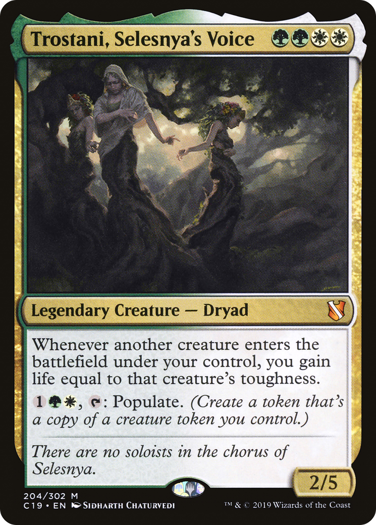 Image of Trostani, Selesnya's Voice (C19-204) - Commander 2019