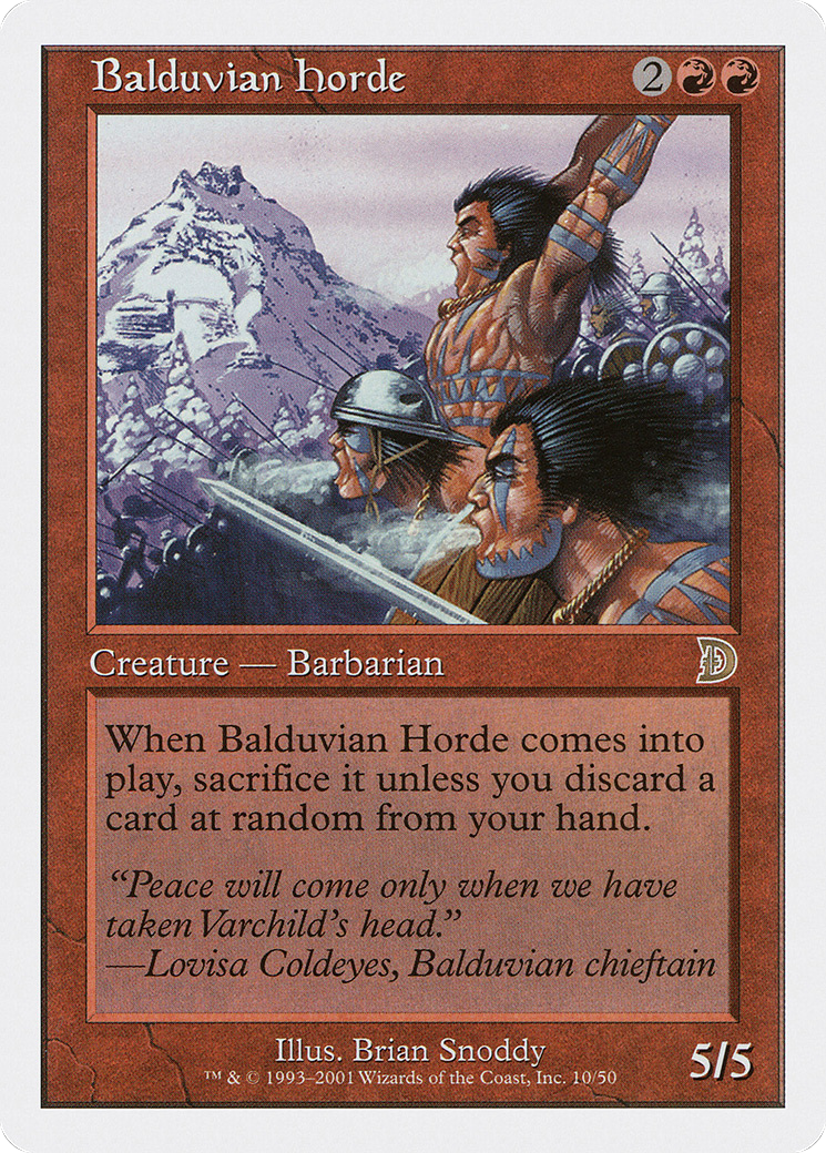 Image of Balduvian Horde (DKM-010) - Deckmasters