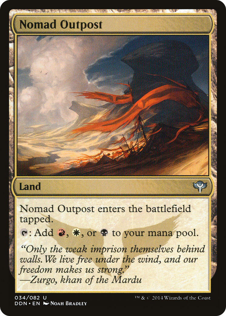 Image of Nomad Outpost (DDN-034) - Duel Decks: Speed vs. Cunning