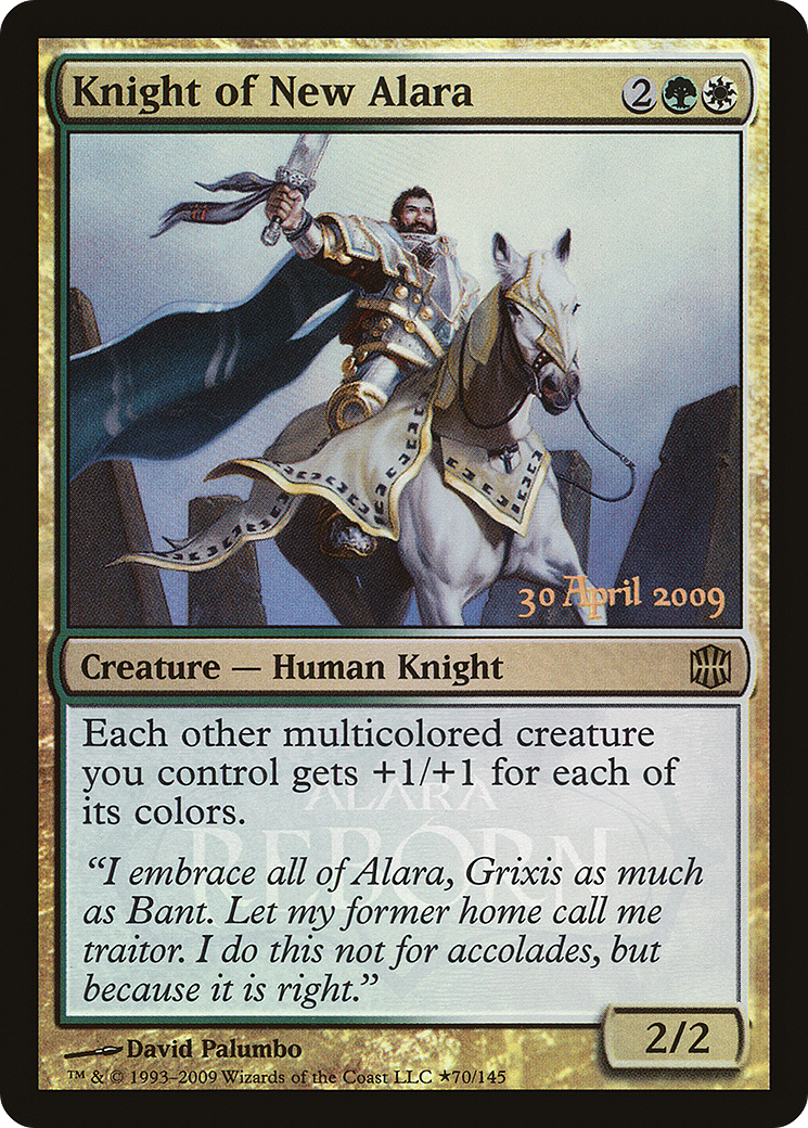 Image of Knight of New Alara (LARP-070) - Alara Reborn Promos Foil