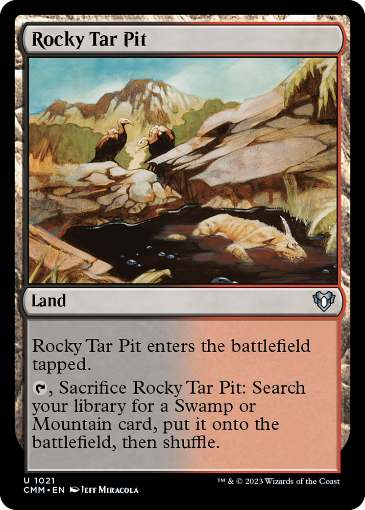Image of Rocky Tar Pit (CMM-1021) - Commander Masters