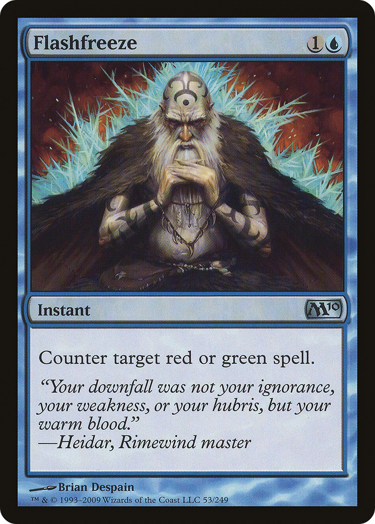 Image of Flashfreeze (M10-053) - Magic 2010 Foil