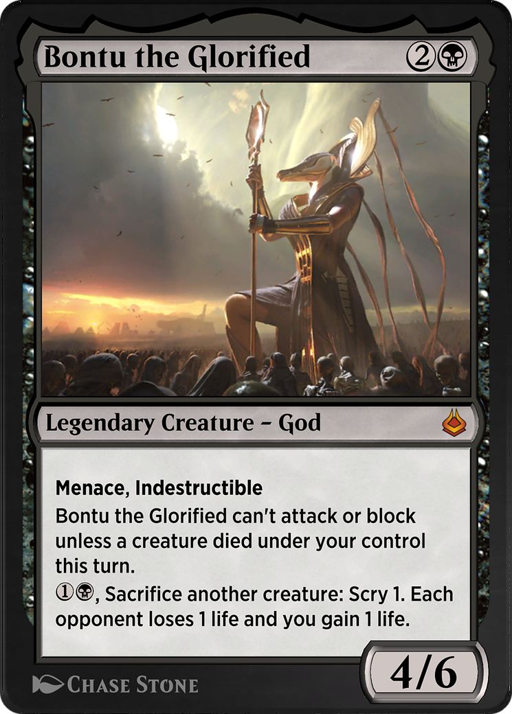 Image of Bontu the Glorified (AKR-095) - Amonkhet Remastered
