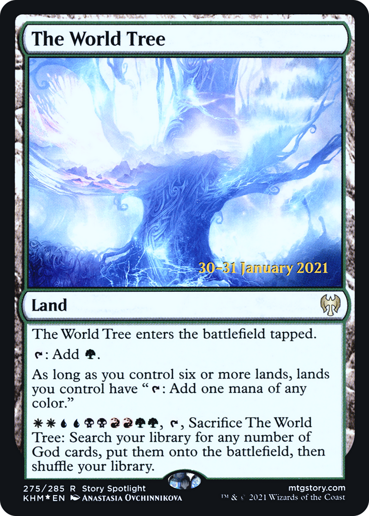 Image of The World Tree (PRE-275) - Kaldheim Promos Foil