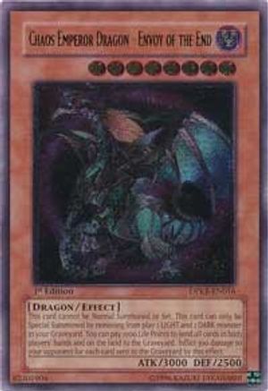 Image of Chaos Emperor Dragon - Envoy of the End (UTR) (DPKB-EN016) - Duelist Pack: Kaiba 1st Edition