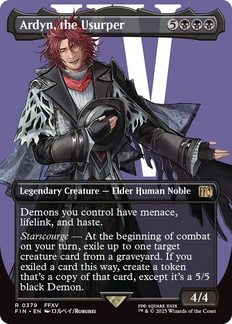 Image of Ardyn, the Usurper (0379) (Borderless) (FIN-379) - FINAL FANTASY (Borderless)