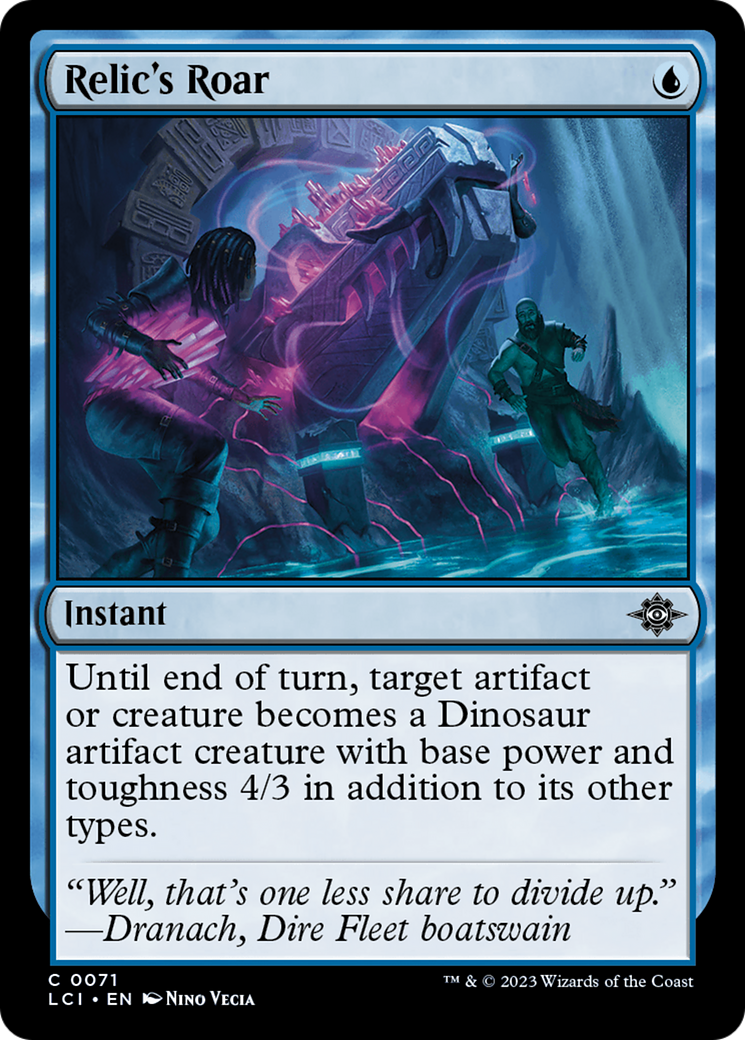Image of Relic's Roar (LCI-071) - The Lost Caverns of Ixalan Foil