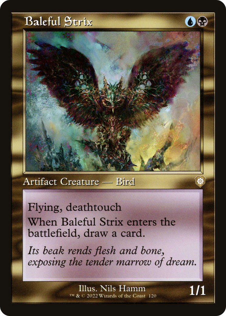 Image of Baleful Strix (Retro Frame) (BRC-120) - The Brothers' War Commander